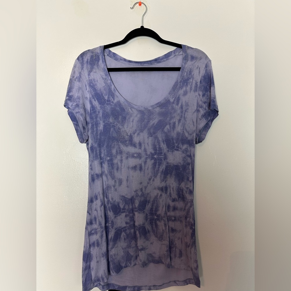 Calvin Klein Jeans | Lilac Scoop Neck Short Sleeve Tee | Size XL